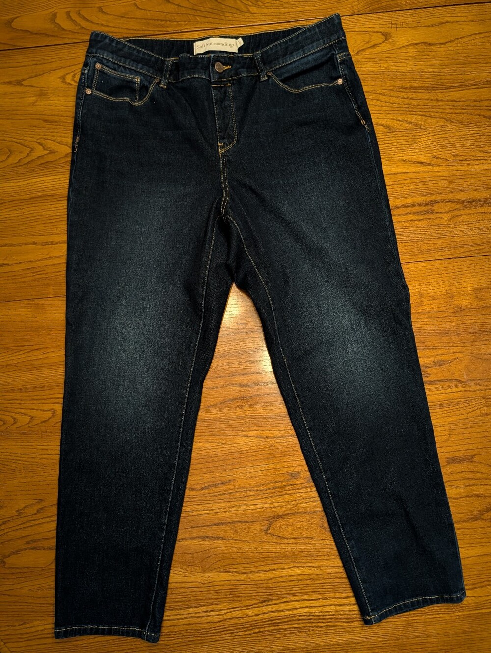 Soft Surroundings Dark Wash Denim Jeans Women’s Size PXL Petite XL